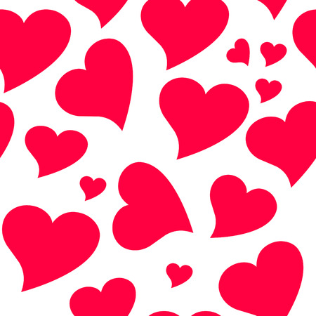 Seamless wallpaper valentine with heartsのイラスト素材