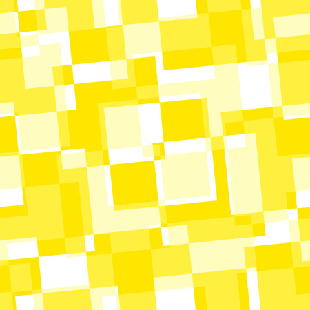 Seamless abstract yellow tile patternのイラスト素材