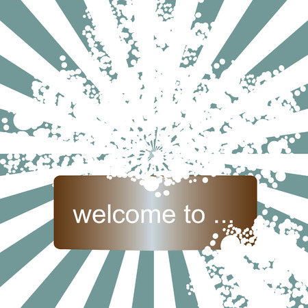 banner with burstのイラスト素材