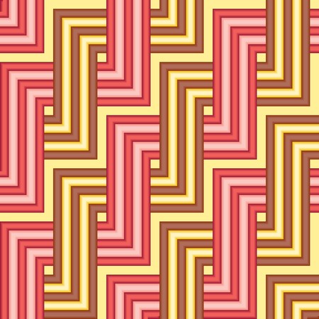 Seamless yellow red tile patternのイラスト素材