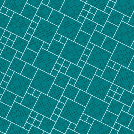 Green tiles. Seamless vector patternのイラスト素材