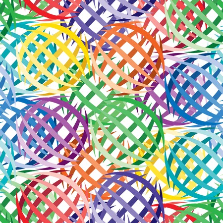 Vivid colorful repeating abstract seamless backgroundのイラスト素材