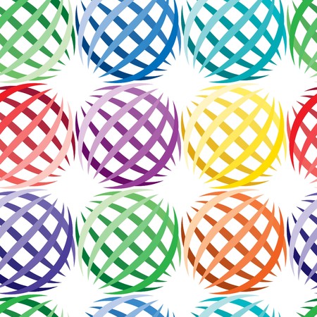 Vivid colorful repeating abstract seamless backgroundのイラスト素材