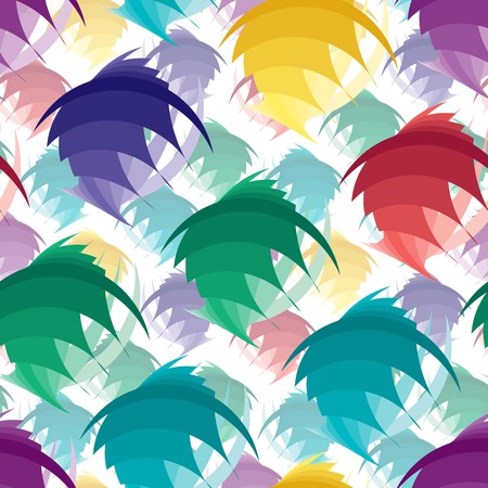 Vivid colorful repeating abstract seamless backgroundのイラスト素材