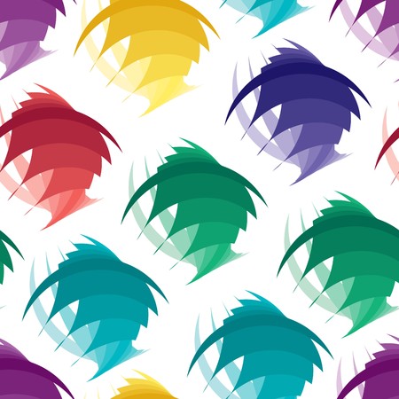 Vivid colorful repeating abstract seamless backgroundのイラスト素材