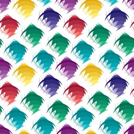 Vivid colorful repeating abstract seamless backgroundのイラスト素材