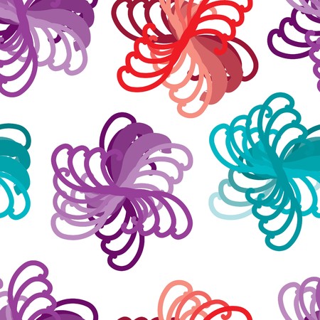 Vivid colorful repeating abstract seamless backgroundのイラスト素材