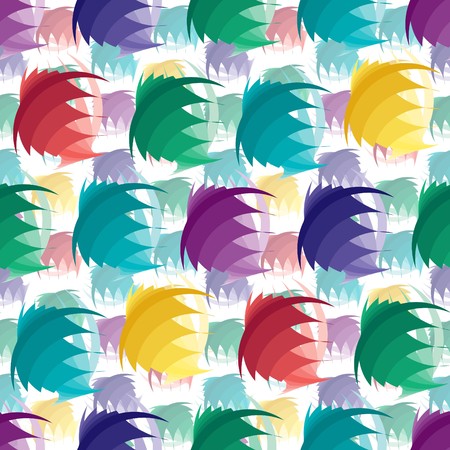 Vivid colorful repeating abstract seamless backgroundのイラスト素材