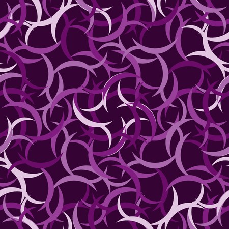 Seamless violet abstract swirl patternのイラスト素材