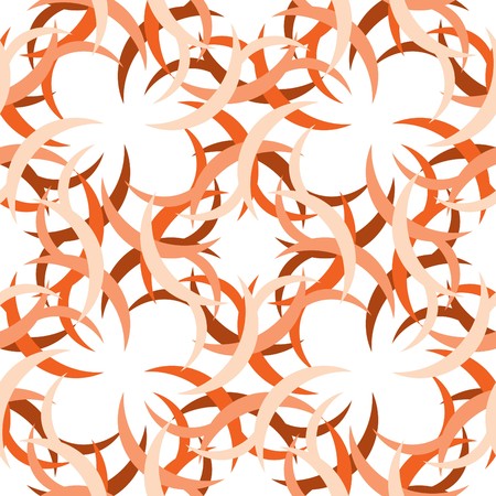 Seamless red abstract swirl patternのイラスト素材