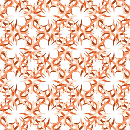 Seamless red abstract swirl patternのイラスト素材