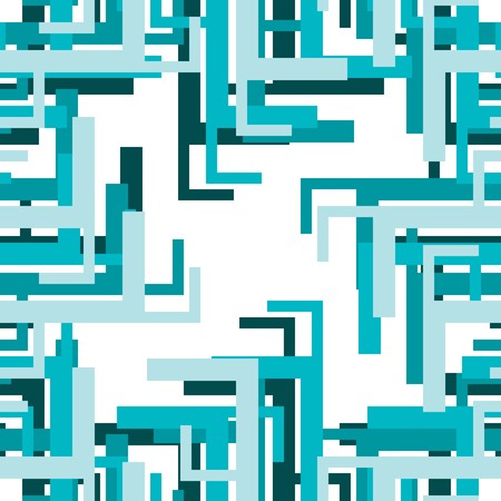 Retro blue seamless tile backgroundのイラスト素材