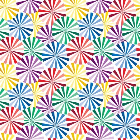 Vivid colorful repeating abstract seamless backgroundのイラスト素材
