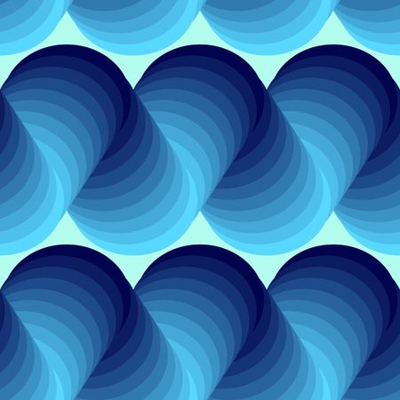 Seamless abstract 3d blue textureのイラスト素材