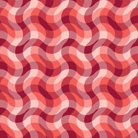 Seamless abstract red wave textureのイラスト素材