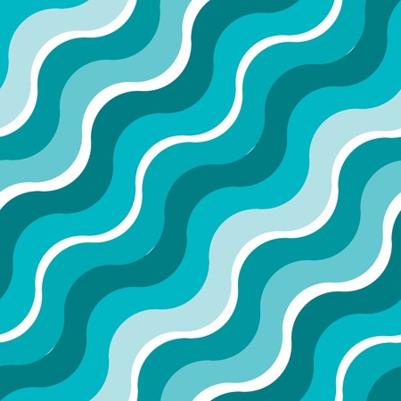 Seamless abstract blue wave textureのイラスト素材