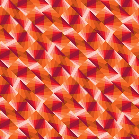 Seamless pattern with hot color tiles