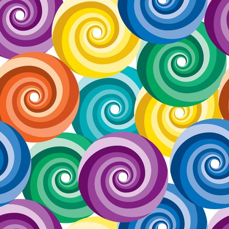 Vivid colorful repeating abstract seamless backgroundのイラスト素材