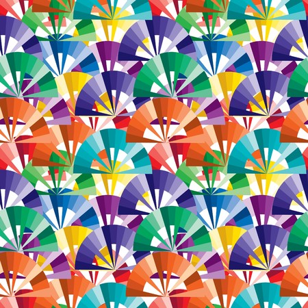 Vivid colorful repeating abstract seamless backgroundのイラスト素材