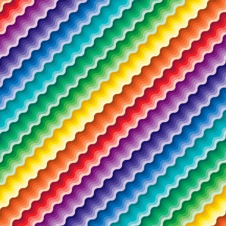 Seamless vivid rainbow wave backgroundのイラスト素材