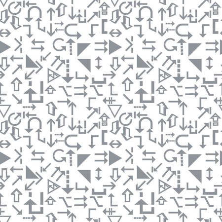 Seamless wallpaper with arrow signsのイラスト素材