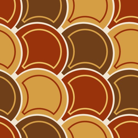 Seamless brown tile  patternのイラスト素材