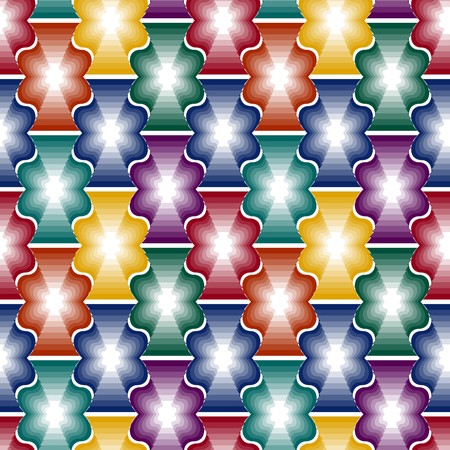 Seamless vivid tile patternのイラスト素材