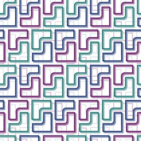 Seamless  pattern with tilesのイラスト素材