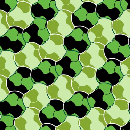 Seamless green tile patternのイラスト素材
