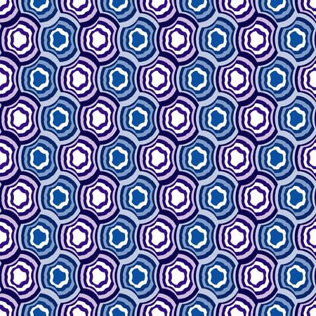 Seamless blue tile wallpaper. Also suitable as material patternのイラスト素材