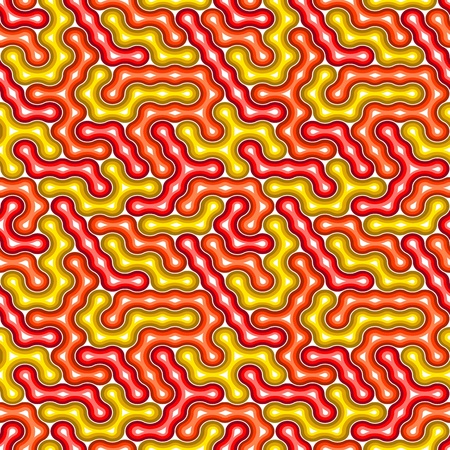 Seamless bulb pattern with hot 3D elementsのイラスト素材