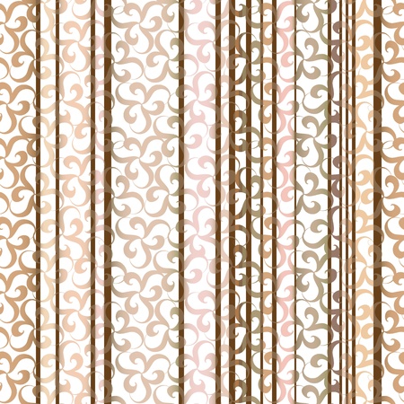 Seamless ornament pattern with vertical line elementsのイラスト素材