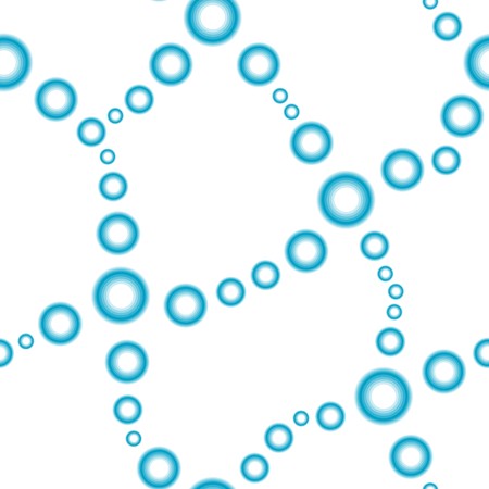 Retro seamless background with circles on whiteのイラスト素材