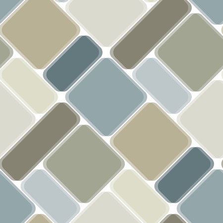 Seamless vector texture with brown green tilesのイラスト素材