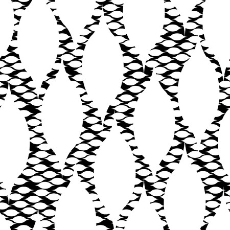Modern stylish pattern of mesh. Repeating abstract backgroundのイラスト素材