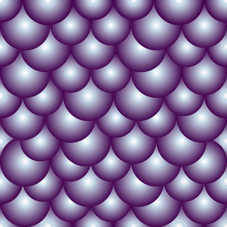 Seamless background with violet bubbles. Stylized atom structureのイラスト素材