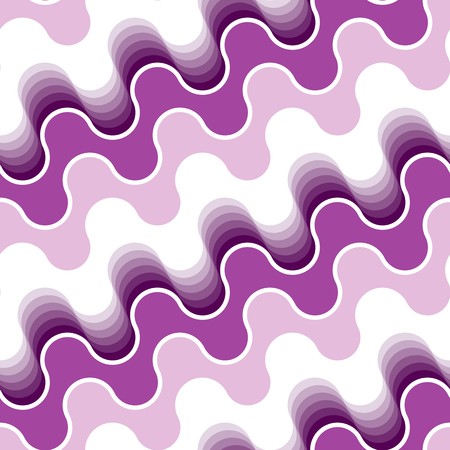 Wave background. Seamless pattern with violet elementsのイラスト素材
