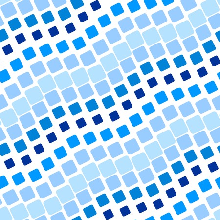 Seamless texture with blue rounded tiles on whiteのイラスト素材