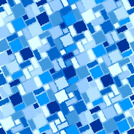 Seamless texture pattern with blue rugged tilesのイラスト素材