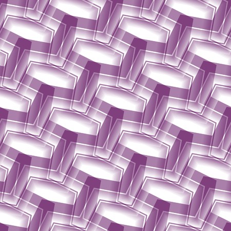 Seamless abstract pattern with violet and white curved linesのイラスト素材