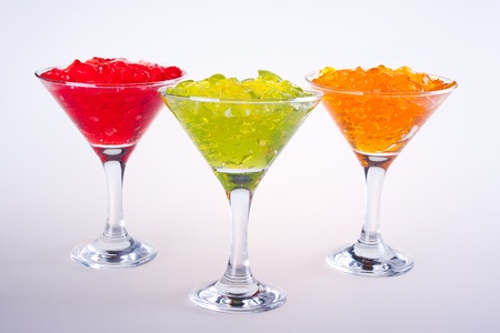 cocktail glass isolated on white background