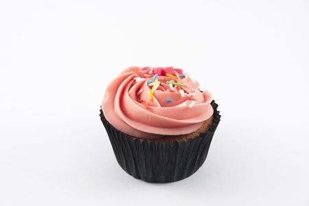 Cupcake isolated on white background