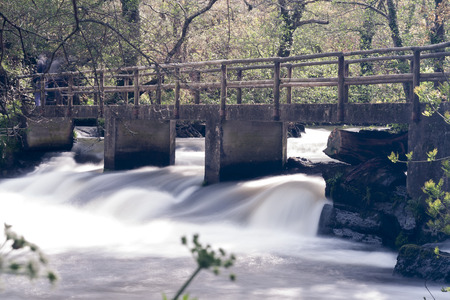 Mountain river in the nord of Spain.の写真素材