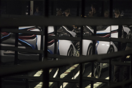 abstract blurs and reflections with mirrors