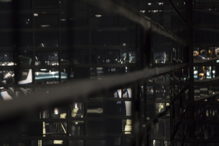abstract blurs and reflections with mirrors