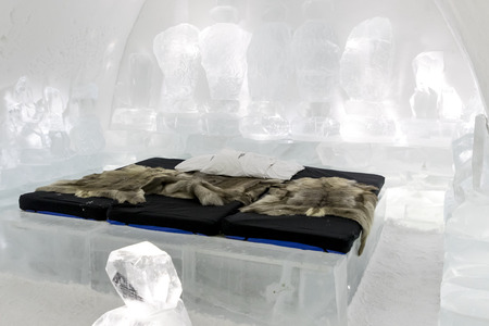 Icehotel in jukkasjarviÃ§. Kiruna. Lapland.Swedenのeditorial素材