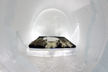 Icehotel in jukkasjarviÃ§. Kiruna. Lapland.Swedenのeditorial素材