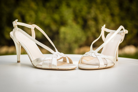 wedding shoes Brideの写真素材
