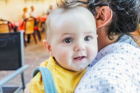 A Portrait of Beautiful smiling cute baby