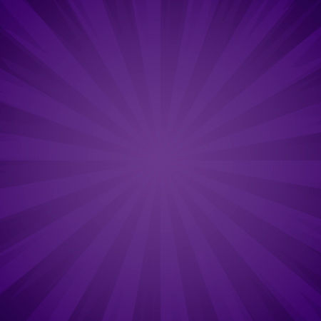Purple grunge background texture. Sunburst, light rays effect. Explosion and radiate violet beams. Vector illustration.のイラスト素材